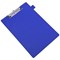 Clipboard Standard with Pen Holder Foolscap Blue