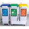 Durable Durabin Hinged Lid Recycling Bin Bundle, 60 Litre, Assorted