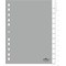 Durable 12 Part Removable Tab Reinforced Punched Index Dividers, Jan-Dec, A4, Grey