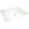 Durable Duraglas Clear WaterProof Non-Slip Desk Pad Protector Mat, 65 x 50 cm, Clear