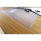 Durable Duraglas Clear WaterProof Non-Slip Desk Pad Protector Mat, 65 x 50 cm, Clear