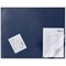 Durable Clear Overlay Non-Slip Desk Mat Notes Protector Pad, 65x52 cm, Blue