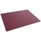 Durable Clear Overlay Non-Slip Desk Mat Notes Protector Pad, 53x40 cm, Red