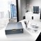 Durable Varicolor Safe Single Lockable Drawer, Colour Coded Desktop Storage, Grey & Yellow Drawers