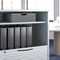 Durable Varicolor Safe Single Lockable Drawer, Colour Coded Desktop Storage, Grey & Yellow Drawers