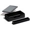 Durable Varicolor Stationery Organiser Case Pen Pencil Desk Storage Box, Grey