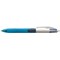 Bic 4 Colours Comfort Grip Ballpoint Pen 1mm Tip 0.32mm Line Blue/White Barrel Black/Blue/Green/Red Ink (Pack 12)