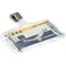 Durable Enclosed Duo 2 Card Clip Security Pass ID Badge Holder, Clear, Pack of 25