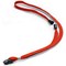 Durable Soft Neck Lanyards with Clip and Safety Release, Red, Pack of 10