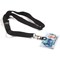 Durable Card Fix Safety-Release Lanyard Name Badge ID Holder, Black, Pack of 10