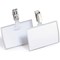 Durable Click Fold Clip Name Tag Badge Holders + Inserts, 54x90mm, Pack of 25