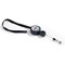 Durable Adjustable Breakaway Lanyard with Badge Reel, Black, Pack of 10