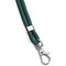 Durable Soft Recycled Fabric Lanyards with Safety Release, Green, Pack of 10