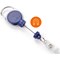 Durable Extra Strong Retractable Clip Badge Reels for ID & Keys, Blue