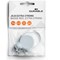 Durable Extra Strong Retractable Clip Badge Reels for ID & Keys, Grey