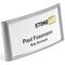 Durable Classic Magnetic Name Tag Badge Holders + Inserts, 30x65mm, Pack of 10