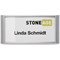 Durable Classic Magnetic Name Tag Badge Holders + Inserts, 30x65mm, Pack of 10