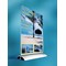 Durable Acrylic Aluminium Display Stand Table Menu & Sign Holder, A4, Clear