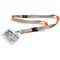 Durable Reflective Detachable Neck Lanyards with Clip and Safety Release, Orange