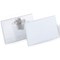 Durable Name Badges with Combi Clip, 54x90mm, Clear, Pack of 20