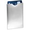 Durable Certified RFID Secure Credit Card Wallet Sleeve, Silver, Pack of 10