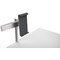 Durable Deskclamped Aluminium iPad Tablet Holder, Adjustable Tilt & Rotation, Silver