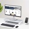 StarTech.com Ergonomic Monitor Riser Stand, Silver & White