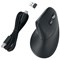 Kensington Pro Fit Ergo MY630 EQ Vertical Rechargeable Mouse, Wireless, Black