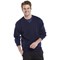 Beeswift Acrylic V-Neck Sweater, Navy Blue, Large