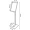 Alba Wall A4 Snap Frame Display, Aluminium Frame/Wood Leg