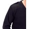 Beeswift Acrylic Mod V-Neck Sweater, Black, 2XL