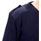 Beeswift Acrylic Mod V-Neck Sweater, Navy Blue, 2XL