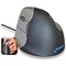 Bakker Elkhuizen Evoluent 4 Left Handed Vertical Mouse, Wired, Medium, Black/Grey/Silver