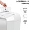 Fellowes Powershred LX70 P-4 Cross-Cut Shredder, 18 Litres, White