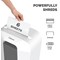 Fellowes Powershred LX25 P-4 Cross-Cut Shredder, 11.5 Litres, White