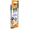 Bic Cristal Ballpoint Pen, Medium, Black, Pack of 4