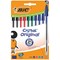 Bic Cristal Ballpoint Pen, Medium, Assorted, Pack of 10