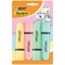 Bic Tank Highlighters, Pastel Assorted, Pack of 4