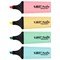 Bic Tank Highlighters, Pastel Assorted, Pack of 4