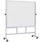 Bi-Office Revolver Plus Duo Magnetic Lacquered Steel and Grey Felt Board, 1200x900mm