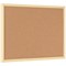 Bi-Office Pastel Cork Noticeboard, 600x400mm, Yellow Wooden Frame