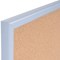 Bi-Office Pastel Cork Noticeboard, 600x400mm, Blue Wooden Frame