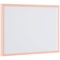 Bi-Office Pastel Non-Magnetic Whiteboard, Salmon Frame, 600x400mm