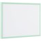 Bi-Office Pastel Non-Magnetic Whiteboard, Green Frame, 600x400mm