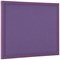 Bi-Office Essentials Purple Fabric Noticeboard, 600x450mm, Purple