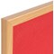 Bi-Office Earth Executive Felt Noticeboard, Oak MDF Frame, 900x600mm, Blue