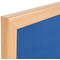 Bi-Office Earth Prime Felt Noticeboard, Oak MDF Frame, 1200x1200mm, Blue