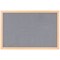 Bi-Office Earth Prime Felt Noticeboard, Oak MDF Frame, 1200x900mm, Grey