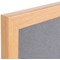 Bi-Office Earth Prime Felt Noticeboard, Oak MDF Frame, 1200x900mm, Grey