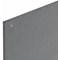 Bi-Office Unframed Noticeboard, 875x575mm, Grey